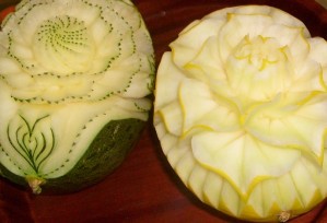 Melonen | Obst- & Gemüseschnitzereien im Thai Tawan - Thailändisches Restaurant im Breisgau b. Europa-Park Rust